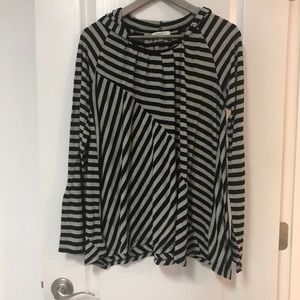Stripe maternity top